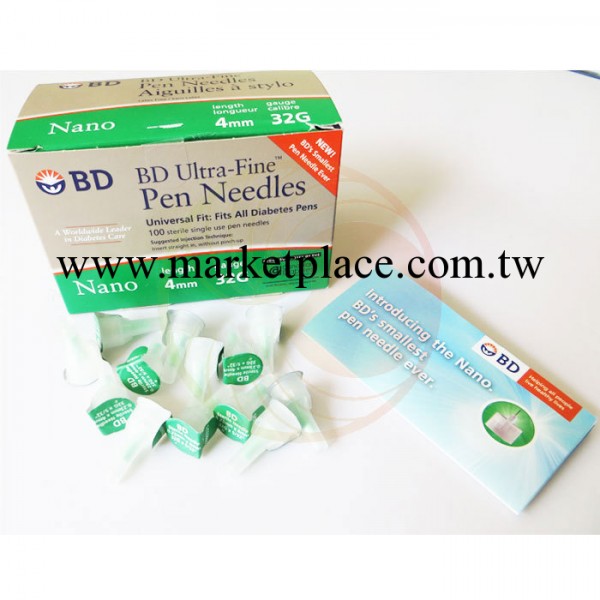 BD Ultra-Fine 牌一次性使用胰島素針頭 32G*4mm 100支/盒工廠,批發,進口,代購
