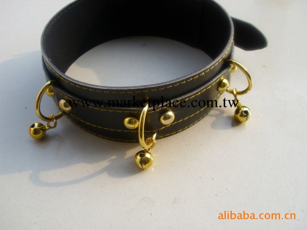 供應成人情趣皮革鈴鐺頸圈、酒店情趣用品工廠,批發,進口,代購