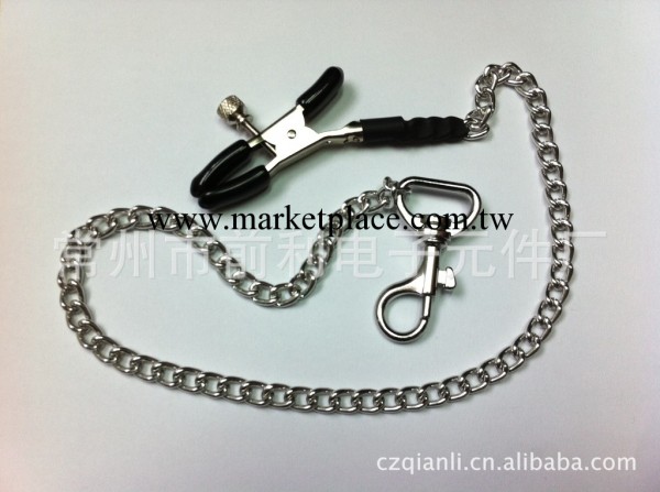 熱銷推薦 帶鏈條PVC軟膠情趣用品乳夾 情趣商品自慰調情乳夾工廠,批發,進口,代購