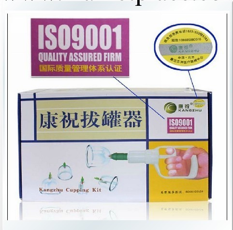 康祝拔罐器 拔火罐抽真空罐B1-6型加厚6罐 中醫保健 批發價工廠,批發,進口,代購