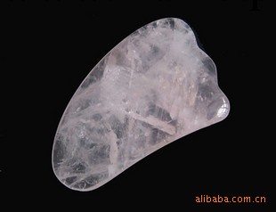 天然進口料粉晶刮痧板 雙頭刮痧板工廠,批發,進口,代購