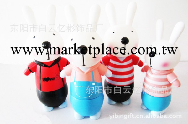 2013新款三節兔儲蓄罐 卡通儲錢罐 創意傢居 新年聖誕節禮品工廠,批發,進口,代購