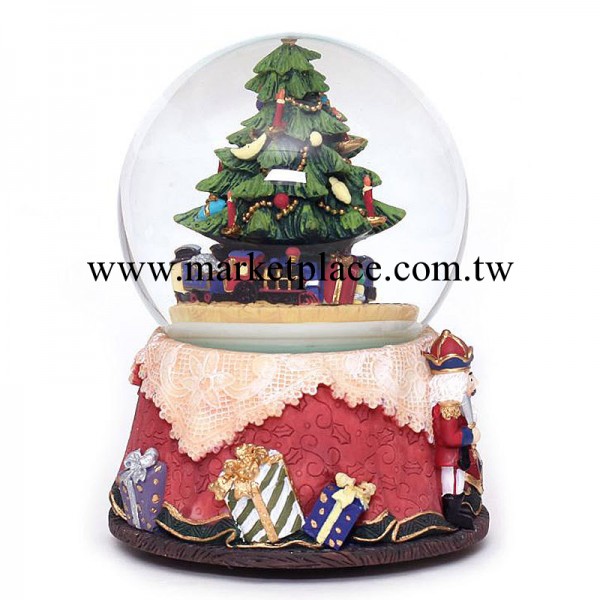 聖誕節創意禮品旋轉水晶球音樂盒 聖誕樹禮物工廠,批發,進口,代購
