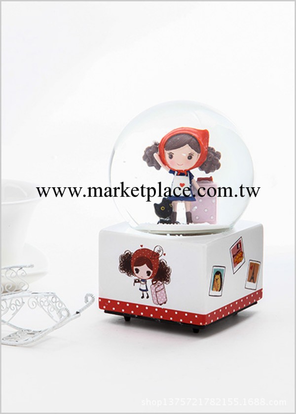 創意新款100號水晶球  聖誕節情人禮物 樹脂水球 八音盒工廠,批發,進口,代購