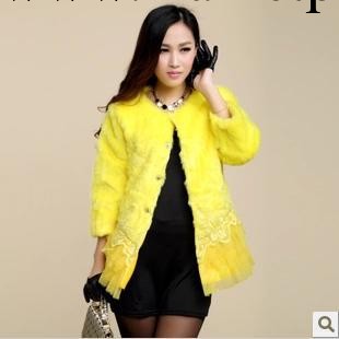 621#實拍）新款兔毛女士花邊圓領皮草工廠,批發,進口,代購