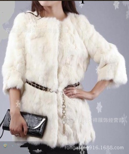 2013秋冬新款女士皮草外套中長款仿皮草大衣皮草皮衣批發工廠,批發,進口,代購