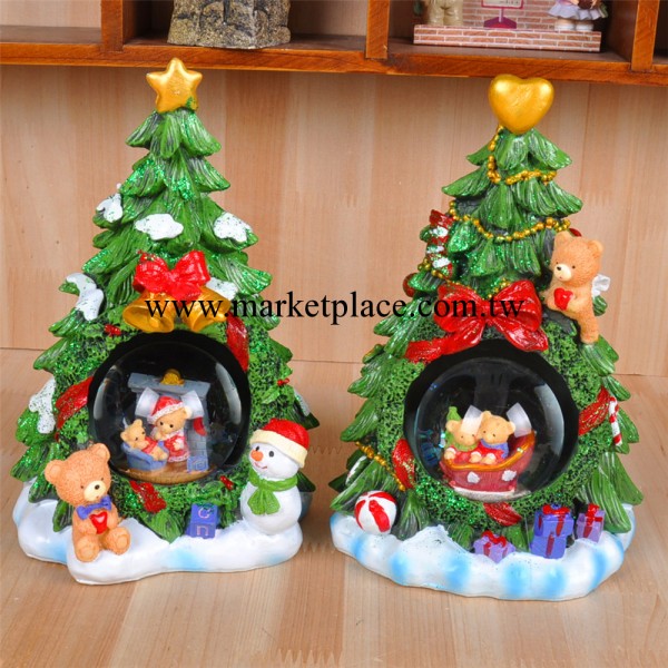 韓國文具 真我國際 聖誕樹燈含水晶球 聖誕節送人禮物裝飾品CB057工廠,批發,進口,代購