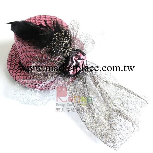【廠傢直銷】網佈禮帽 寵物用品 寵物帽子 寵物服裝服飾批發工廠,批發,進口,代購