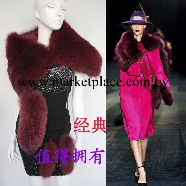 淘寶代銷 明星款女士 狐貍毛兔毛披肩工廠,批發,進口,代購