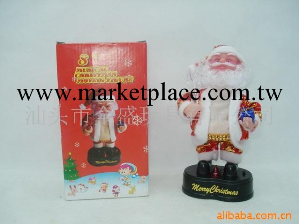 供應電動聖誕老人唱歌,電動玩具,聖誕玩具帶音樂工廠,批發,進口,代購