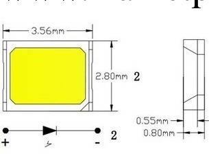 SMD  LED 2835燈珠 亮度26LM 高亮標準產品工廠,批發,進口,代購