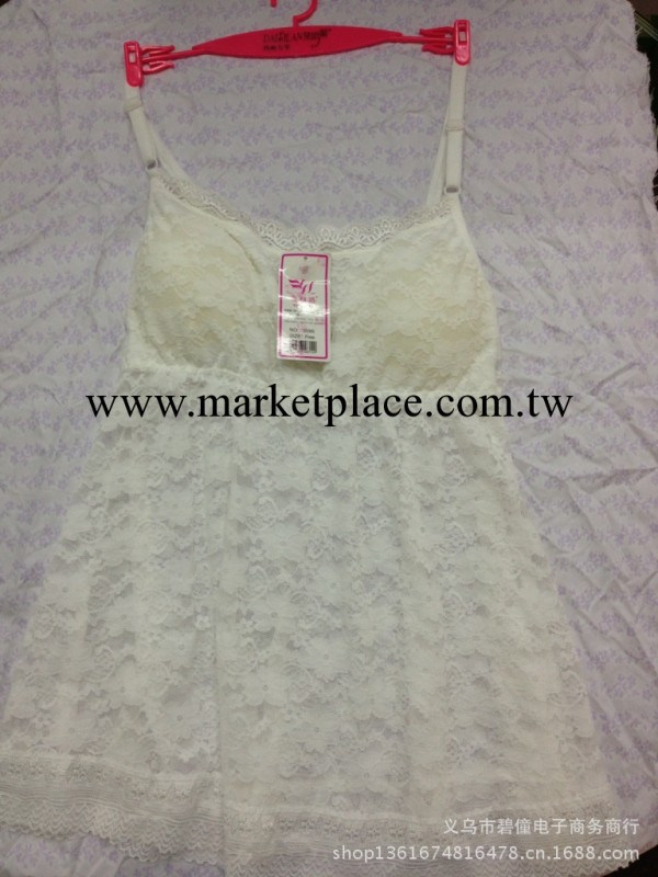 新款裹胸全網紗海綿墊小背心小吊帶 女士內衣批發工廠,批發,進口,代購