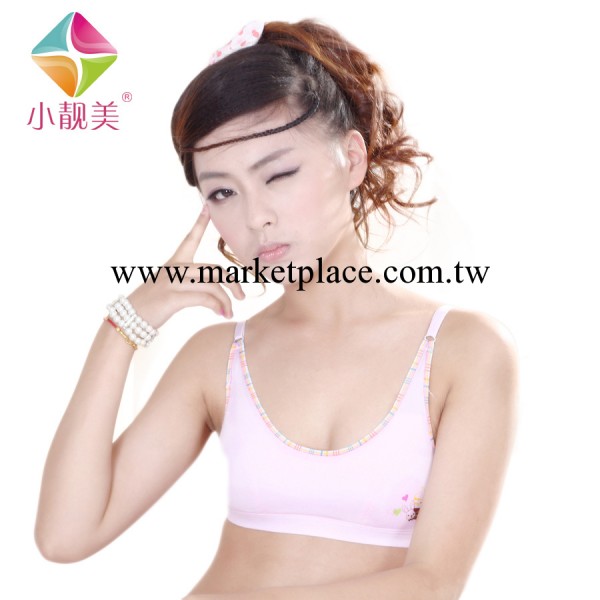 小靚美品牌少女胸罩背心發育期學生內衣分銷一件代發廠傢批發1855工廠,批發,進口,代購