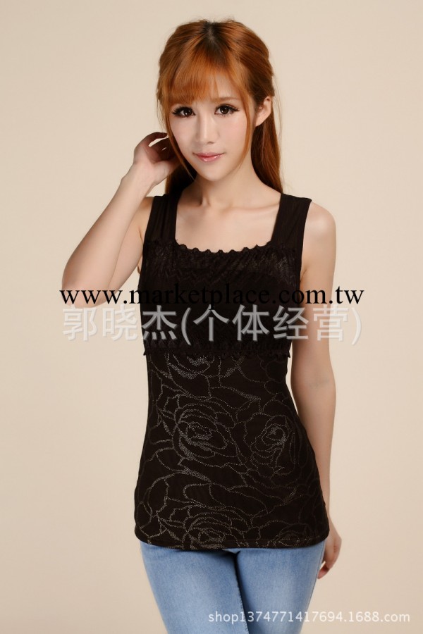 冬季新款保暖背心 女士抹胸保暖內衣 加厚加絨 保暖內衣批發1224#工廠,批發,進口,代購