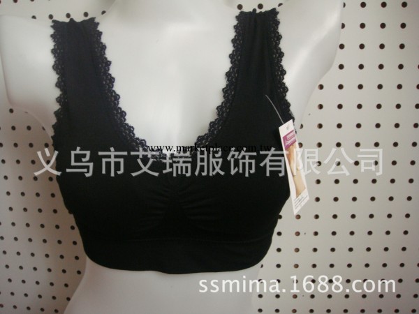 新款女士無縫蕾絲花邊運動背心/胸罩/貼身舒適/品牌熱銷/廠傢批發工廠,批發,進口,代購