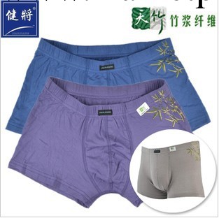 健將竹纖維男士平角內褲 小范圍印花 柔軟舒適 88696工廠,批發,進口,代購