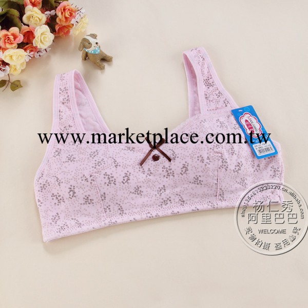1007少女品牌胸罩批發 可愛學生背心式內衣 純棉發育期無鋼圈 廠工廠,批發,進口,代購