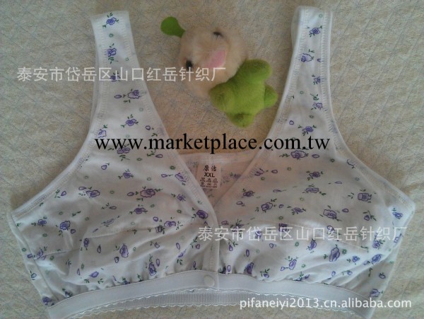 批發中老年胸罩內衣女士前扣胸罩純棉背心哺乳胸罩無鋼圈工廠,批發,進口,代購