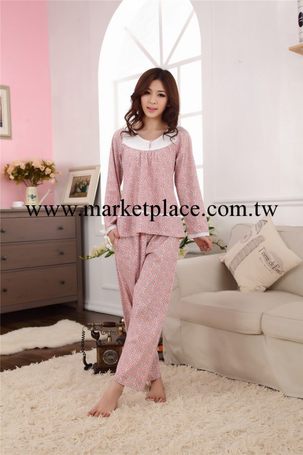 2013年秋冬新品女士 長袖睡衣 可愛小五角星 時尚高貴傢居服工廠,批發,進口,代購