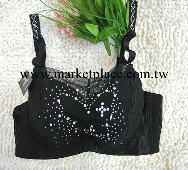 新款防走光抹胸式胸罩 薄杯有大碼彩鉆蝴蝶款胸罩 廠傢定做工廠,批發,進口,代購