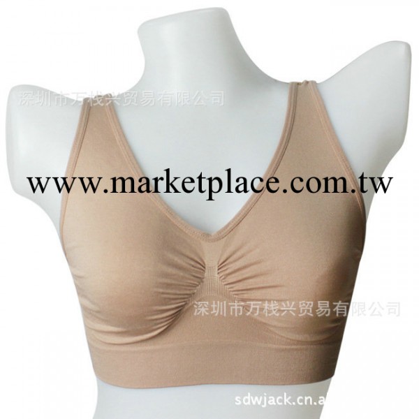 熱銷推薦A824單層 外貿出口無縫 genie bra運動胸罩背心內衣工廠,批發,進口,代購