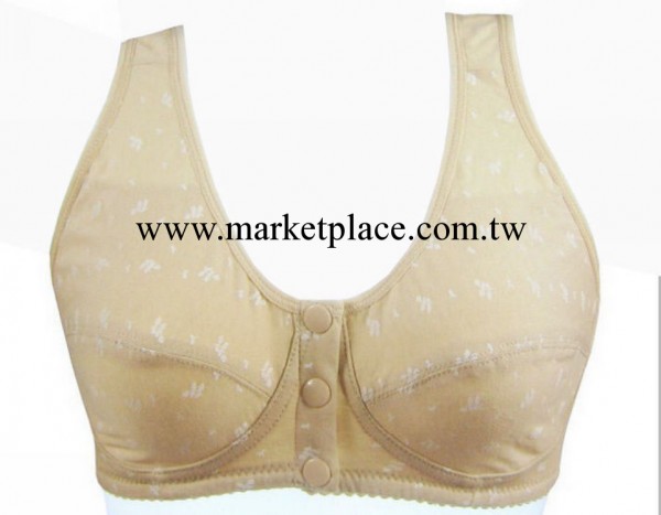 新款純棉 全棉印花 中老年前扣背心 媽媽胸罩 胸罩 學生內衣工廠,批發,進口,代購