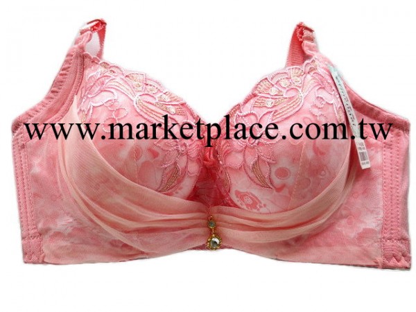 奢華高檔刺繡 加寬側比C杯薄款四排扣聚攏調整型胸罩廠傢胸罩批發工廠,批發,進口,代購