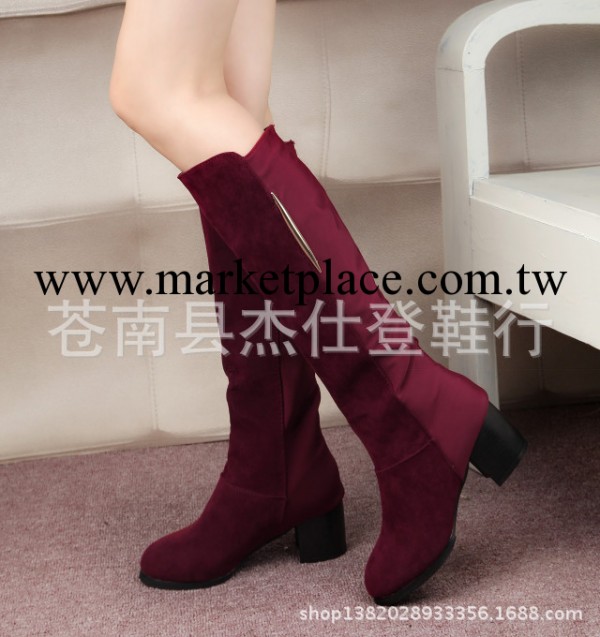 廠傢直銷女鞋歐美休閒長靴/新款高筒靴/一雙批發女式靴子高跟棉靴工廠,批發,進口,代購