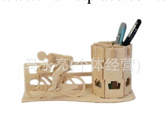 自行車筆筒 兒童益智3D 木制 立體 木質 傢居飾品 小2片工廠,批發,進口,代購