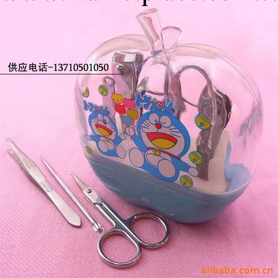 批發 多啦A夢 機器貓 蘋果美甲8件套裝 指甲剪/1260工廠,批發,進口,代購