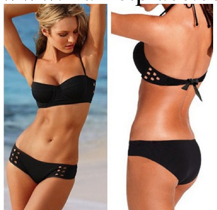 維多利亞的秘密 新款 鏤空藝術 鋼托 外貿比基尼批發 溫泉遊泳衣工廠,批發,進口,代購