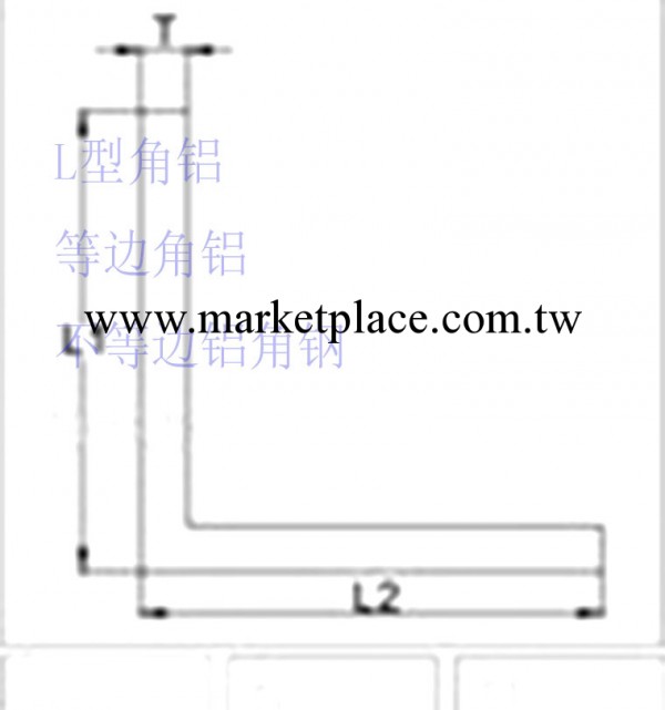 L型角鋁鋁合金型材 鋁角鋼規格表 6063角鋁廠傢定做工廠,批發,進口,代購