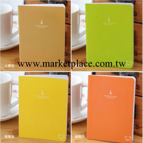 韓版文具 糖果色小熊熊迷你記事本筆記本 顏色隨機26g工廠,批發,進口,代購