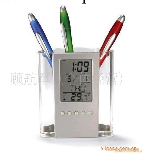 多功能筆筒 萬年歷筆筒 透明筆筒萬年歷工廠,批發,進口,代購