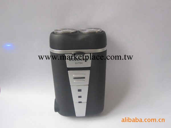 廠傢直銷，專業生產批發供應：鐘錚Zn7792浮動式雙刀頭電動剃須刀工廠,批發,進口,代購