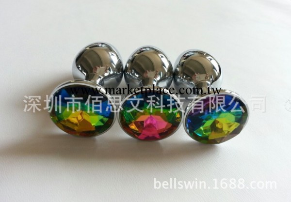 供應，小號銀色彩色肛塞，顏色變幻肛栓，後庭肛門塞，成人情趣用品工廠,批發,進口,代購