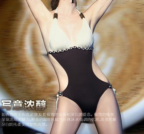 2014新款維多利亞的秘密泳衣 女式三角連身泳衣性感女泳衣泡溫泉工廠,批發,進口,代購