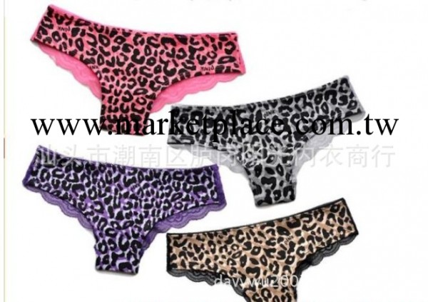 原單外貿維多利亞的秘密內褲 女式PINK內褲純棉少女內褲豹紋內褲工廠,批發,進口,代購