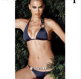 維多利亞的秘密泳裝 水鉆比基尼 藍色誘惑 超性感三角bikini工廠,批發,進口,代購