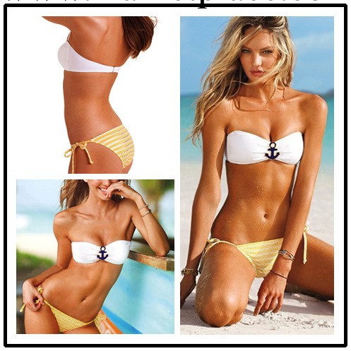 維多利亞的秘密水手比基尼遊女士優質泳衣熱銷鉆石款分體工廠直銷工廠,批發,進口,代購