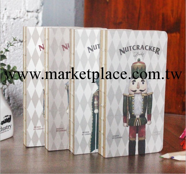 韓國文具 LGHT-2240胡桃夾子硬封裸裝本/筆記本/日記本3069工廠,批發,進口,代購