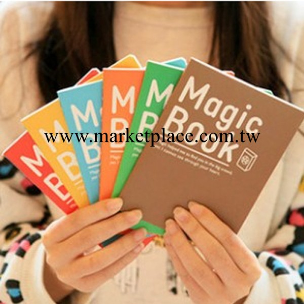 韓國文具 Magic Book車線本A6軟抄本 筆記本 記事本子工廠,批發,進口,代購