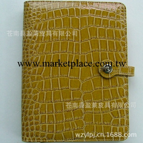 【盈萊】廠傢直銷 8.5寸鱷魚紋活頁本|記事本|效率手冊|萬用手冊工廠,批發,進口,代購