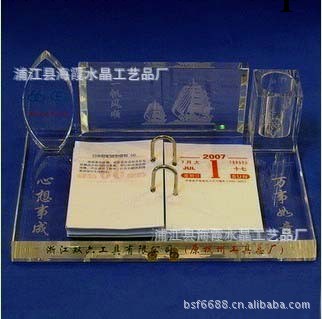 供應臺歷，水晶臺歷，桌面辦公擺件臺歷，日歷臺歷工廠,批發,進口,代購