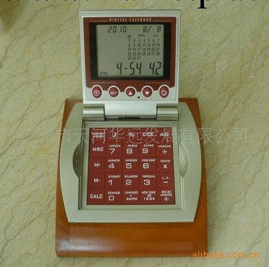 供應商務禮品臺歷 萬年歷計算器電子臺歷工廠,批發,進口,代購
