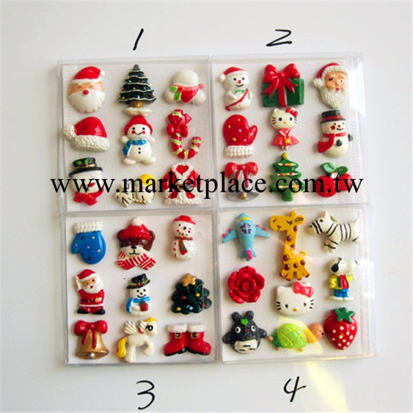廠傢直銷定制批發 磁性、樹脂聖誕創意豪博促銷獎品小禮品冰箱貼工廠,批發,進口,代購