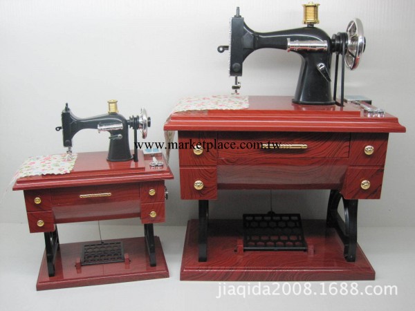 正版專利產品-大號縫紉機音樂盒/衣車音樂盒/聖誕節最佳禮品工廠,批發,進口,代購