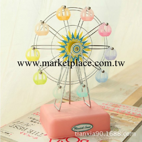臺灣正版 摩天輪音樂盒-彩色音樂盒/情人節送禮/聖誕節禮物工廠,批發,進口,代購