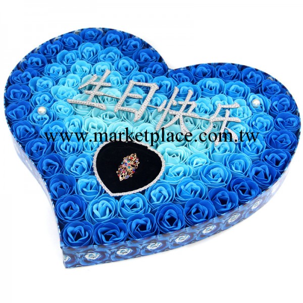 聖誕禮品 生日快樂款 玫瑰香皂花 生日禮物送女友男 實用創意新奇工廠,批發,進口,代購