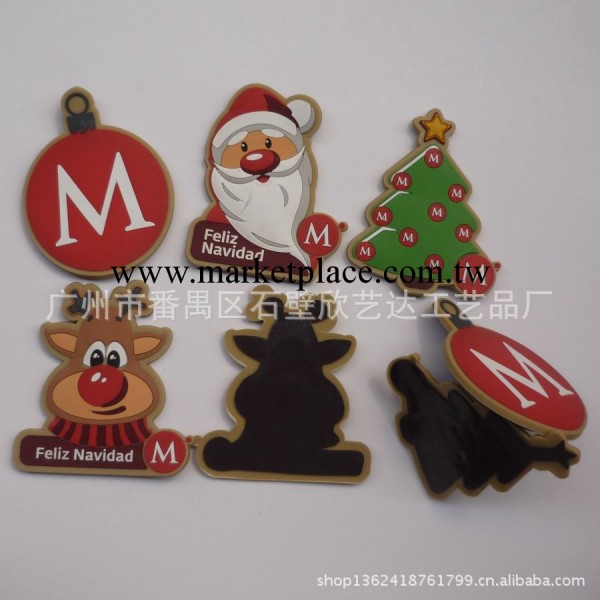 批發時尚卡通聖誕禮品 pvc軟膠冰箱貼 pvc冰箱貼 凹凸效果冰箱貼工廠,批發,進口,代購